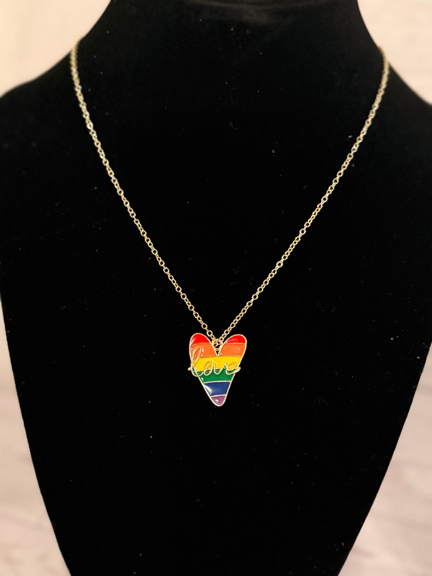 “Love” Rainbow Necklace