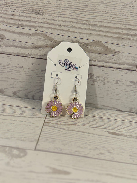 Lilac Flower Earrings