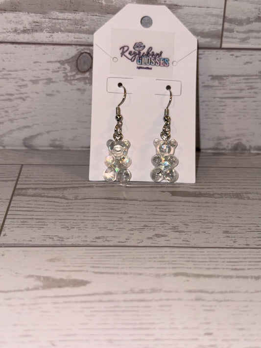 Sparkly Gummy Bear Earrings